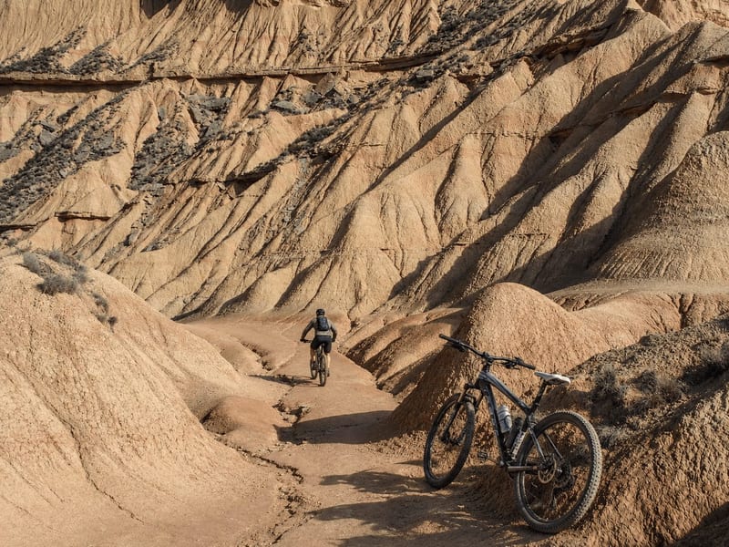 Pedaleando por el Paso de los Ciervos, Bardenas Reales