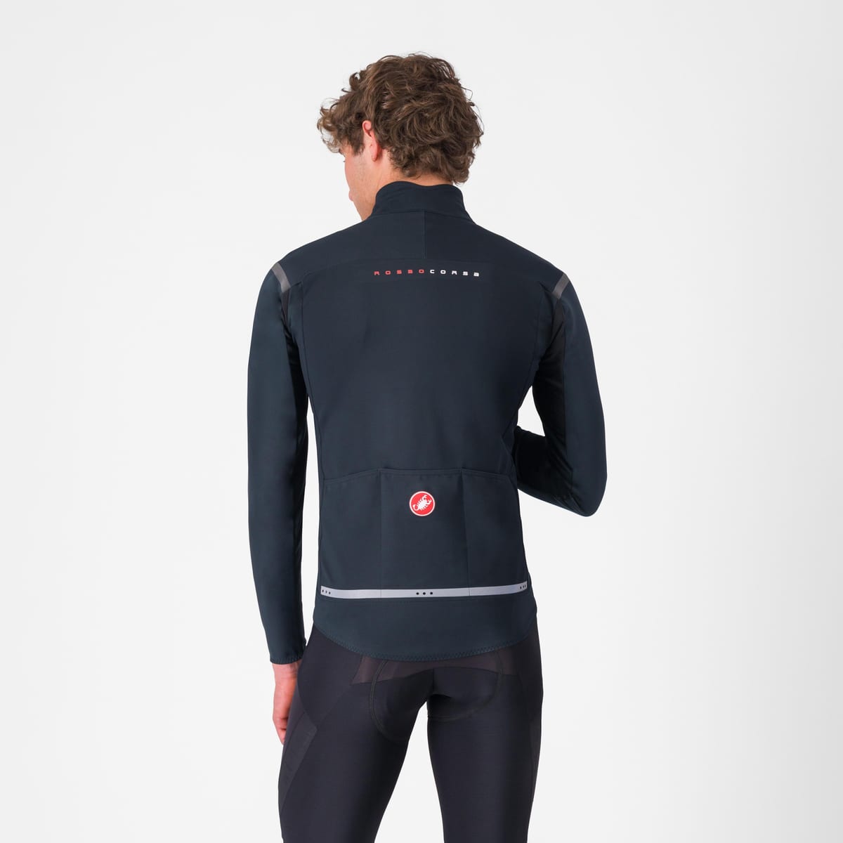 Chaqueta Castelli Perfetto RoS 2 azul muy oscuro: de espaldas, foto de catálogo