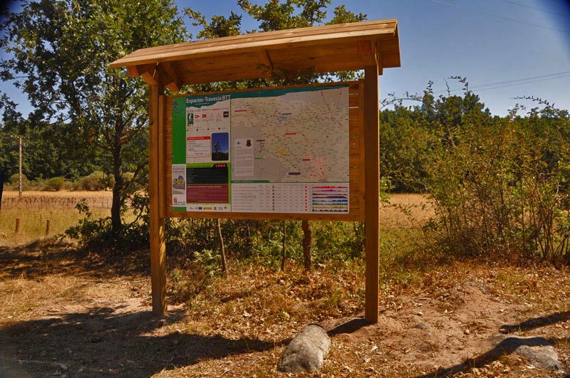 Panel informativo del Parque Natural