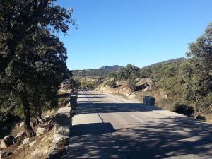 Carretera de Hoyo a Colmenar