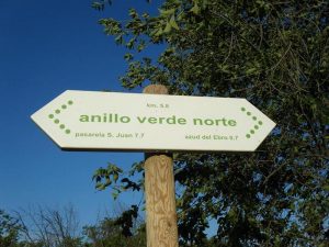 Cartel Anillo Verde Zaragoza Norte