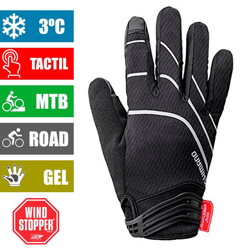 Invierno bicicleta guantes de invierno gel bicicleta Roller quad guantes con membrana