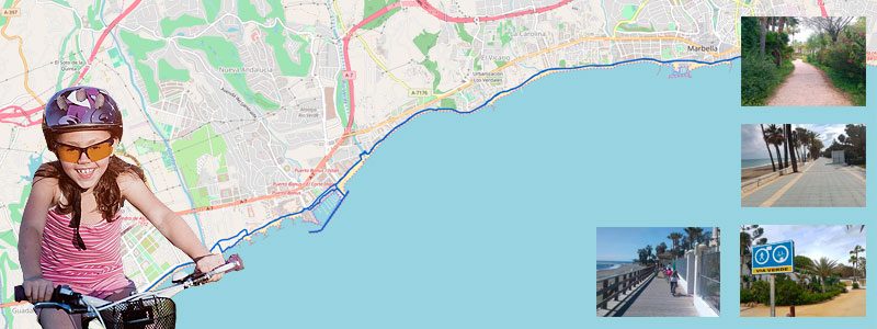 Ruta en bici con niños por Marbella y Puerto Banús